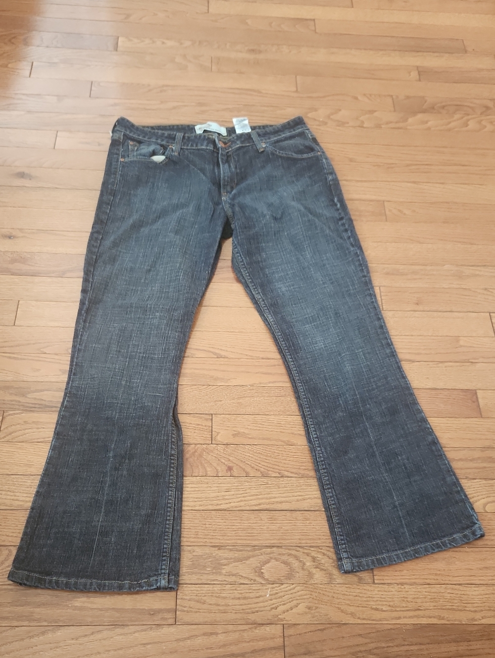 Levi Strauss Low Rise Bootcut Misses 12 Short Blue Jeans